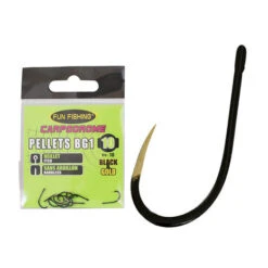 Fun Fishing - Haken Pellets BG1 (Oeillet Sans Ardillon - Black & Gold) - Fun Fishing