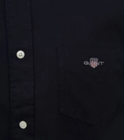 Gant Casual Overhemd Honeycomb Navy -Shimano-winkel 77277 3