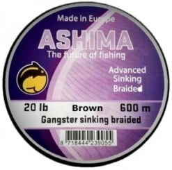 Ashima - Gangster 8-Braid Sinking Brown   20lb - 600m