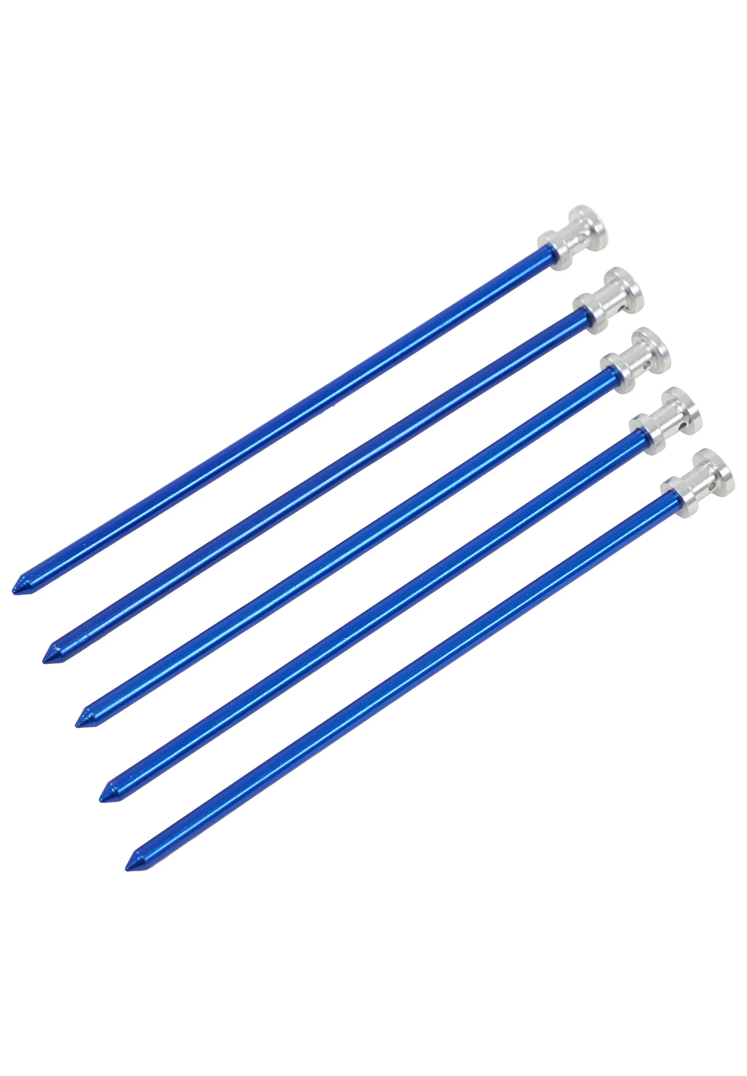 CAMPZ Trekking Aluminium Tentharing 25cm, Blauw 1 CAMPZ Trekking Aluminium Tentharing 25cm, Blauw