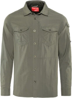 Craghoppers NosiLife Adventure II Longsleeve Shirt Heren, Olijf