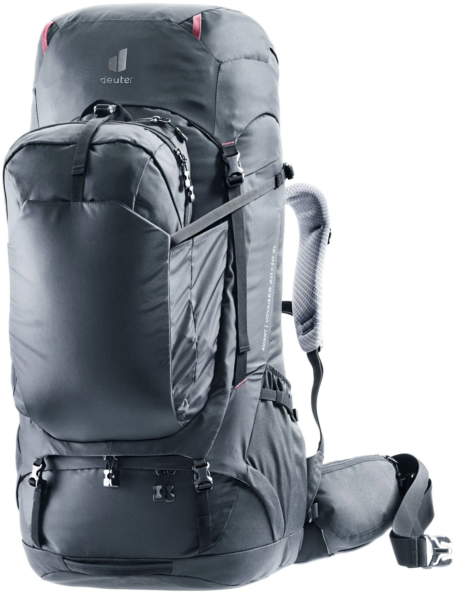 Deuter Aviant Voyager 60+10 SL Travel Pack Dames, Zwart 1 Deuter Aviant Voyager 60+10 SL Travel Pack Dames, Zwart