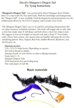 Cascade Micro Dragon Tails 5pc -Shimano-winkel dragon20tails20tying20tips201