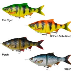 Savage Gear 4D Line Thru Roach 25 Cm -Shimano-winkel eerstekleuren4dlinethruroach