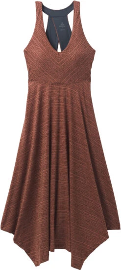 Prana Saxon Jurk Dames, Bruin