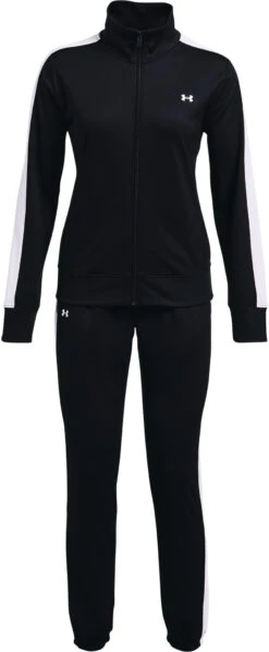 Under Armour Tricot Trainingspak Dames, Zwart